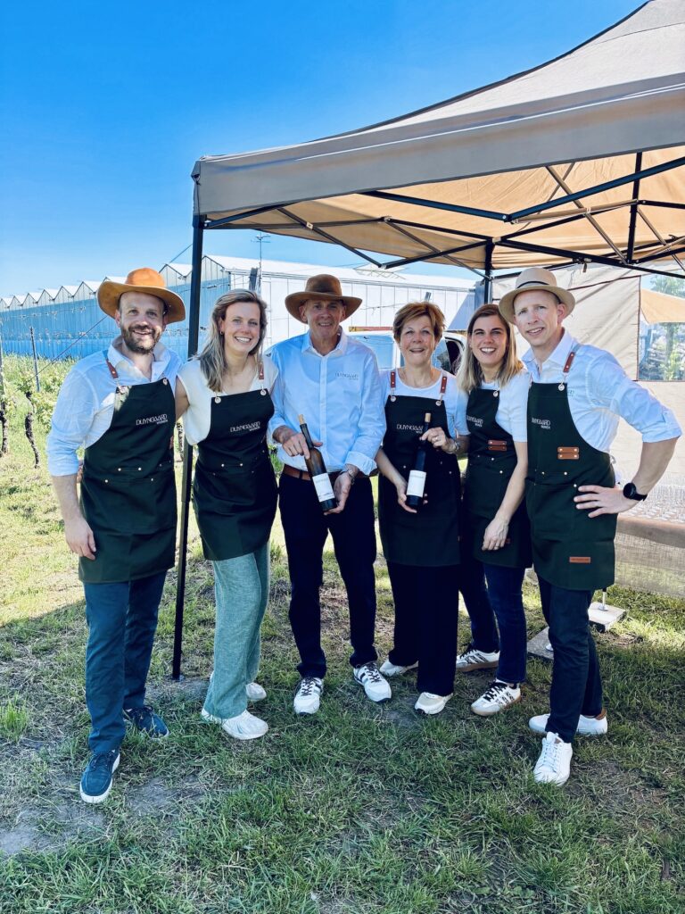 Het team op de Open Dagen Duyngaard Wijnen